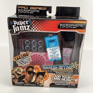 Paper Jamz Pro Microphone Effects Amp Pitch Corrector Built In Songs 2011 New